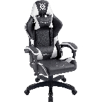 Кресло игровое Defender Companion черный/белый, класс 3, металл, PU, фото 1