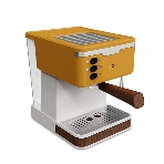 Кофеварка эспрессо BQ CM2006 желтый, исп. кофе - молотый, 1.7 л, 850 Вт, 20 бар, фото 1