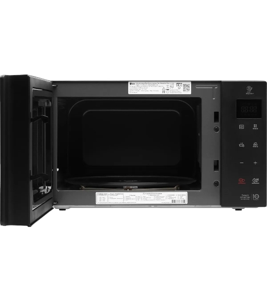 Микроволновая печь LG MW25R35GIS черный, 25 л, 1000 Вт, переключатели - сенсор