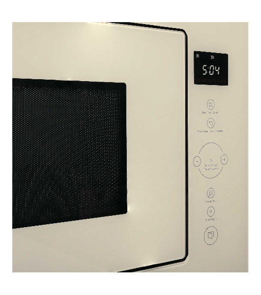 Встраиваемая микроволновая печь Korting KMI 825 TGB бежевый, 25 л, 900 Вт, переключатели - сенсор