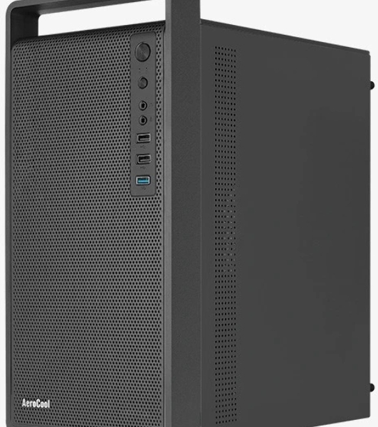 Компьютерный корпус MiniTower Aerocool/Formula CS-109-S-BK-v1 (mATX, USB3x1, USB2x2, 120мм fan,без БП) (4711099472390)