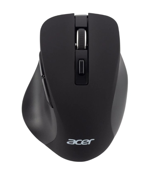 Мышь беспроводная Acer OMR140 черный, 1600 dpi, радиоканал, USB, кнопки - 6