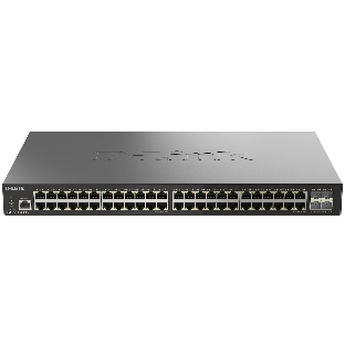 Коммутатор D-Link DGS-1210-52X/ME/C1A, 48×1 Гбит/с + 4×10 Гбит/с SFP+, управляемый