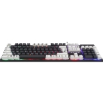 Клавиатура проводная Defender Dark Knight GK-077, USB, черный/белый, фото4