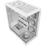 Компьютерный корпус XPG INVADER X WHITE (INVADERXMT-WHCWW) Mid-Tower Gaming ATX PC Case with Panoramic View, Tempered Glass Panels, and RGb Lighting Black, фото2