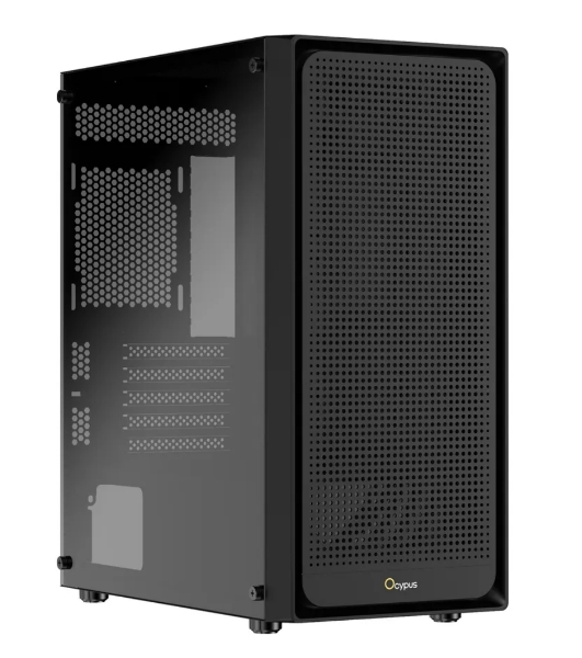 Компьютерный корпус Ocypus Gaммa C50 без БП черный (Gaммa-C50-BKG000XX-GL)