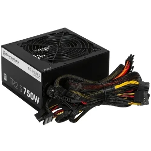 Блок питания Thermaltake ATX TR2 S, 750Вт, 80 PLUS WHITE, 120мм, черный