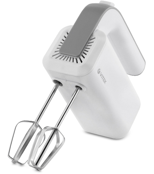 Миксер ручной Vitek VT-1420 400Вт белый/серебристый