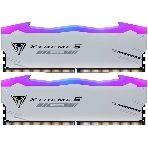 Оперативная память Patriot Viper Xtreme 5, DDR5, 32Gb (2x16Gb), 6400MHz, CL32, DIMM, с радиаторами, RGb, серебристый, фото 1