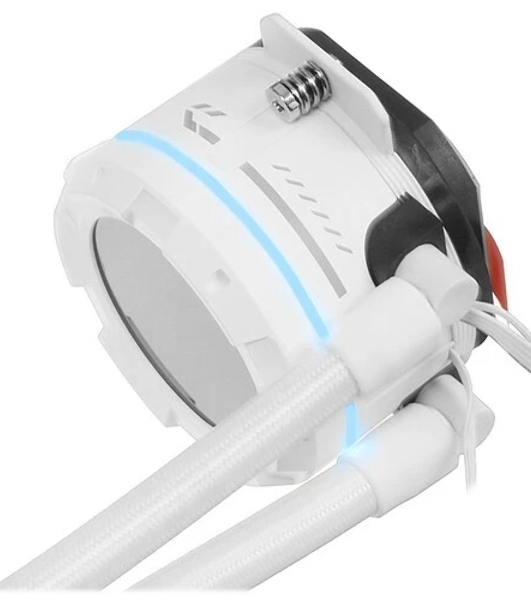 Система жидкостного охлаждения ID-Cooling SL240 белый 120мм алюминий+медь 2000rpm 30db 4-pin 300W