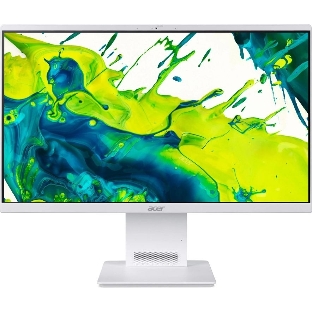 Моноблок Acer Aspire S24B-GLNL 23.8' Full HD Core Ultra 5 226V (2.1) 16Gb SSD512Gb Arc graphics Eshell GbitEth WiFi BT 90W клавиатура мышь Cam белый 1920x1080