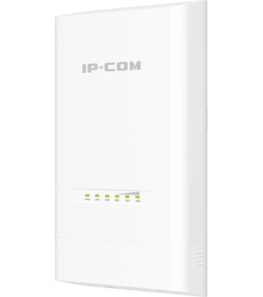 Наружная точка доступа IP-COM CPE12, 5 ГГц, до 867 Мбит/с, IP65, 1х12dbi, PoE, 2х1 Гбит/с, молниезащита 6000В