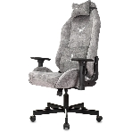 Кресло Бюрократ Knight N1 Fabric серый, ткань, 120 кг, механизм качания, фото12