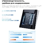 Неттоп Acer Gadget E10 ERBox 1 Ryzen 7 6800H (3.2) 16Gb SSD512Gb 680M Windows 11 Pro 2xGbitEth WiFi BT 120W черный/белый, фото6