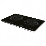 Индукционная плитка BQ HP105W Black-Silver, Мощность 3500 Вт (2000 Вт левая конфорка + 1500 Вт правая конфорка), фото 1