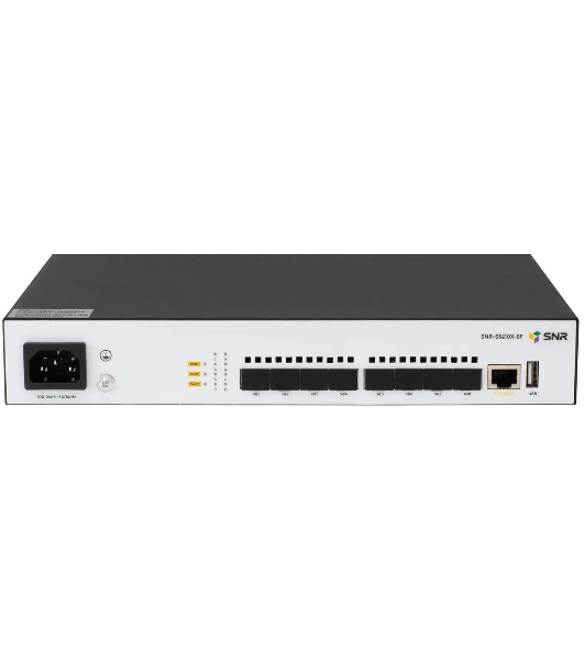 Коммутатор управляемый SNR 2+, 8 x 1/10GE SFP+. Питание: 220V AC