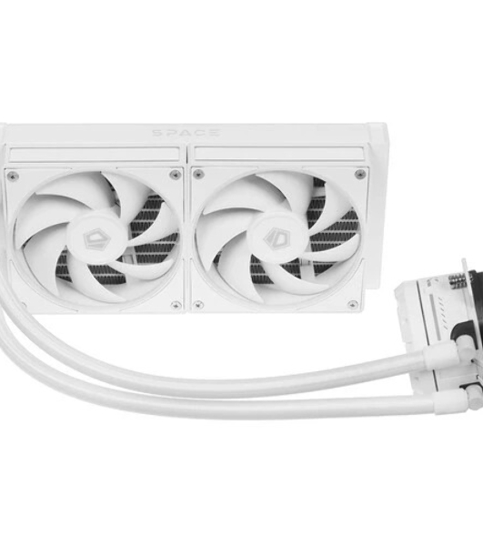 Система жидкостного охлаждения ID-Cooling SL240 белый 120мм алюминий+медь 2000rpm 30db 4-pin 300W