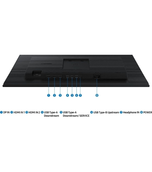 Монитор 27' Samsung Essential S4 LS27D400GAIXCI IPS 1920x1080, 100 Гц, 5 мс, 16:9, 250 кд/м², 2xHDMI, DP, 2xUSB-A 2.0, 1x3.5 мм, черный