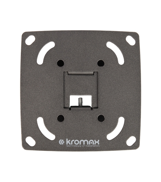 Кронштейн для LED/LCD телевизоров Kromax OPTIMA-100 черный. 10'-28', max 25 кг, настенный, 0 ст свободы, 23.5 мм, max VESA 100x100 мм