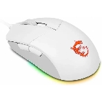 Мышь проводная MSI Clutch GM11 белый, 5000 dpi, USB, кнопки - 6, фото4