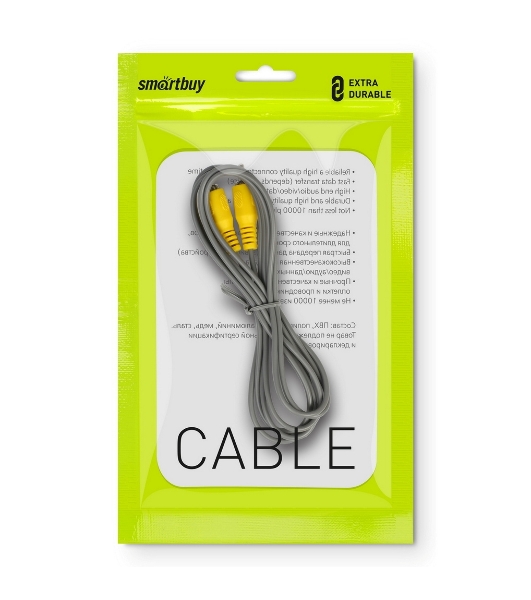 Кабель соединительный Smartbuy 1xRCA (M) - 1xRCA (M), 3,0 m, в пакете (KA-113-250)