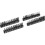 Набор инструментов Denzel 1/2', 1/4', CrV, S2, пластиковый кейс, 194 предмета, фото9