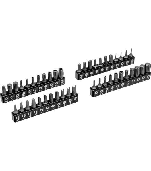 Набор инструментов Denzel 1/2', 1/4', CrV, S2, пластиковый кейс, 194 предмета