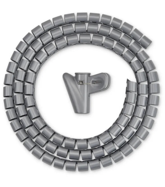 Кабельный органайзер Buro Spiral Hose 15x1500мм Silver