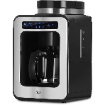 Кофеварка капельная BQ CM7000 черный/стальной, исп. кофе - зерновой/молотый, 0.6 л, 600 Вт, фото 1
