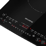 Плита настольная индукционная Hyundai HYC-0110 черный/серебристый закаленное стекло (настольная), фото3