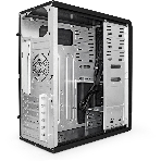 Компьютерный корпус Miditower ExeGate CP-601-UNS400 (ATX, БП UNS400 с вент. 12см, 2*USB, аудио, черный), фото3