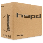 Компьютерный корпус без блока питания HSPD M530, Mesh Mid Tower, Black, TG, 0.4 SPCC, no fans ATX, mATX, mITX 155/290/200mm 2x2.5', 2x3.5', 7xPCI 1xUSB-A 3.0, 2xUSB-A 1.0 335x193x445mm, фото2