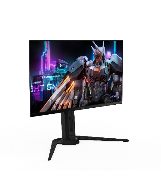 Монитор 27' Gigabyte AORUS FO27Q5P EK QD-OLED 2560x1440, 500 Гц, 0.03 мс, 16:9, 300 кд/м² (пиковая 1000 кд/м²), DisplayHDR True Black 500, HDMI 2.1, DP 2.1, MiniDP 2.1, USB-C (18 Вт), USB Hub (3x USB 3.2), 3.5 Jack, динамики (2x5 Вт), черный