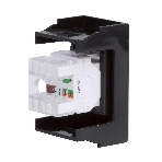 Розетка компьютерная DKC Viva 45238 1-м 1 мод. RJ45 кат.5E черный, фото3