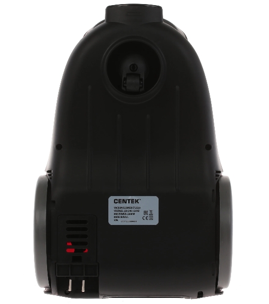 Пылесос Centek CT-2530 красный/черный, 400/2300 Вт, уборка сухая, пылесборник контейнер 2 л