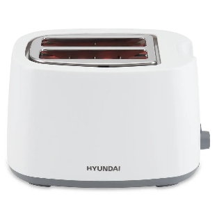 Тостер Hyundai HYT-2301 белый/серый, 800 Вт, 2 слота