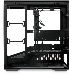 Компьютерный корпус без блока питания HSPD F711-TGbK, Panoramic Full Tower, Black, TG, 0.7 SPCC, no fans ATX, mATX, mITX 190/420/280мм 2x2.5', 2x3.5', 7xPCI 1xUSB-A 3.0, 1xUSB-C 445x235x475мм, фото5