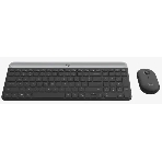 Комплект клавиатура+мышь Logitech MK470 беспроводной, USB, 1000 DPI, чёрный, фото3