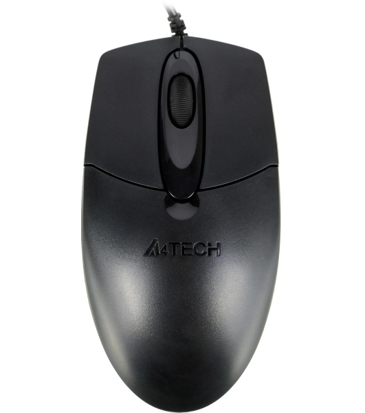 Мышь проводная A4Tech OP-720 черный, 1000 dpi, PS/2, кнопки - 3