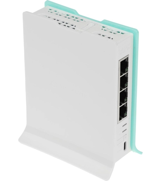 Роутер беспроводной MikroTik hAP ax lite (L41G-2AXD) AX600 10/100/1000BASE-TX голубой