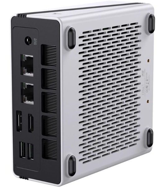 Неттоп Acer Gadget E10 ERBox 1 Ryzen 7 6800H (3.2) 16Gb SSD512Gb 680M Windows 11 Pro 2xGbitEth WiFi BT 120W черный/белый