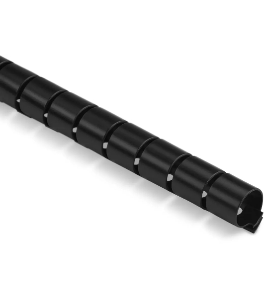Кабельный органайзер Buro Spiral Hose 15x1500мм черный