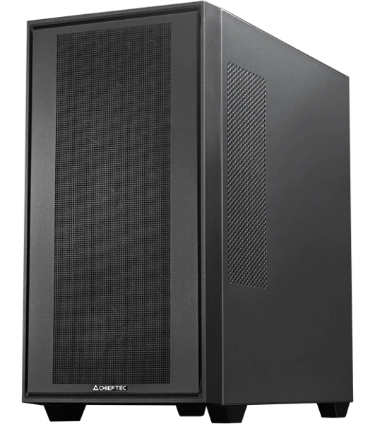 Компьютерный корпус Chieftec Night Hunter черный без БП ATX 4x140мм audio bott PSU