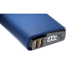 Портативный аккумулятор OLMIO QS-10, 10000mAh, 22.5W, QuickCharge3.0/PowerDelivery, LCD, темно-синий, фото2