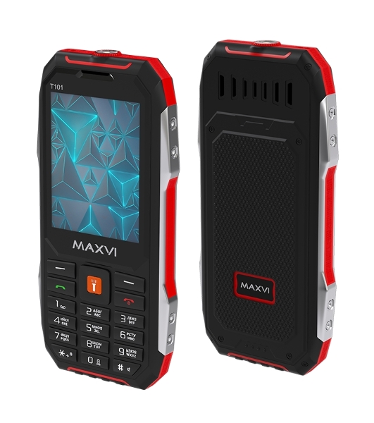 Мобильный телефон Maxvi T101 красный