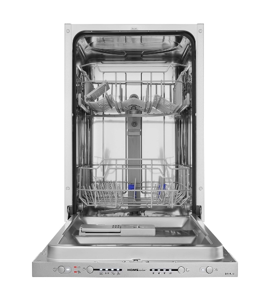 Встраиваемая посудомоечная машина HOMSAIR DW44L-2, серебристый, 44.8 см, 9 компл., 49 дБ, класс A++