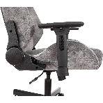 Кресло Бюрократ Knight N1 Fabric серый, ткань, 120 кг, механизм качания, фото16