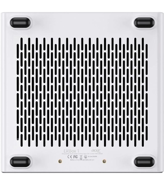 Неттоп Acer Gadget E10 ERBox 1 Ryzen 7 6800H (3.2) 16Gb SSD512Gb 680M Windows 11 Pro 2xGbitEth WiFi BT 120W черный/белый