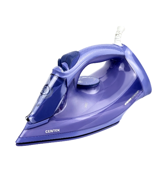 Утюг Centek CT-3300 фиолетовый, 2800 Вт, 60 г/мин, 190 г/мин, 600 мл