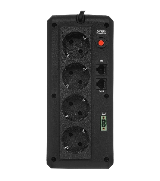 Источник бесперебойного питания CyberPower UT1200EG/1200 ВА/700 Вт/USB/RJ-11/RJ-45/4 х CEE 7 (евророзетка)